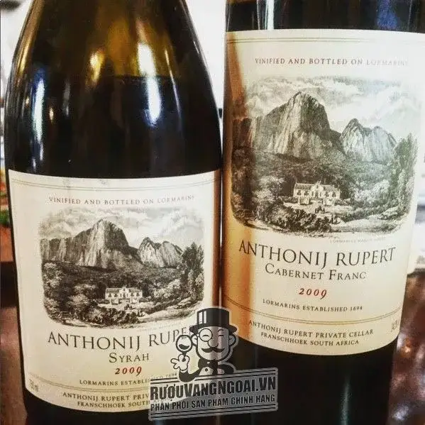 Vang Nam Phi ANTHONIJ RUPERT SYRAH