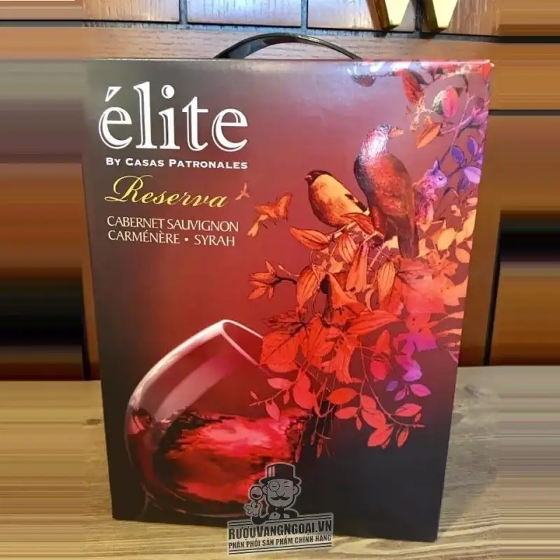 Vang bịch Chile Elite Reserva 3 Lít